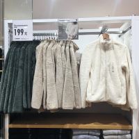 Uniqlo ซิปแจ็คเก็ตแขนยาวผู้หญิงใหม่418242 428330,ใหม่ฤดูใบไม้ร่วงและฤดูหนาวห้องลองเสื้อตัวยูเสื้อแจ๊คโพล่าฟลีซแขนยาว