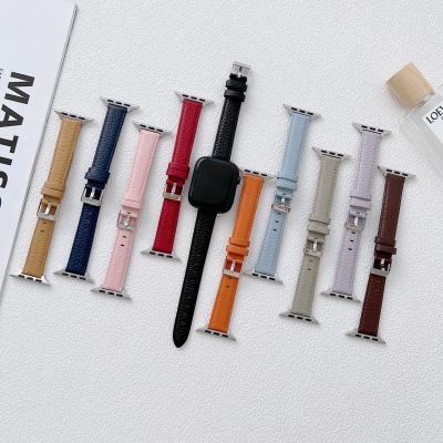 【Hot Sale】 Shrunk cowhide strap is suitable for apple s7 generation iwatchSE/7654321 thin wrist