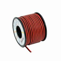 【In-demand】 HI UTILITY PRODUCTS 18 AWG สายไฟซิลิโคน20M 2pin สายต่อสายเคเบิลสายเคเบิลที่มีความยืดหยุ่นตะขอขึ้นลวดแกนทองแดงชุบดีบุก