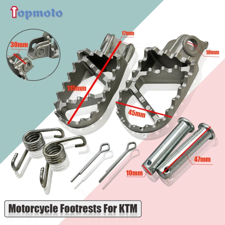 601-xkwkzmzllgd-ร้อน-แป้นเหยียบที่พักเท้าด้านหน้าสำหรับ-ktm-sx-125-150-250-sxf-xc-exc-450รถวิบาก