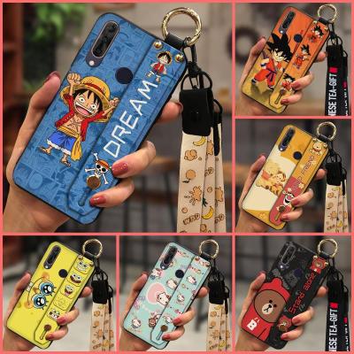 Soft Soft Case Phone Case For Wiko View3 Cute Lanyard Cover armor case Wristband Phone Holder TPU New Durable Silicone