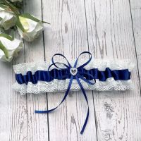 【YF】❁☂  Leg Garter Floral Rhinestone Bow Bridal Wedding Bride Keepsake  Hen Night Supply