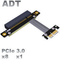 PCI-E X8ขยายสายเคเบิลโอน X1 Pcie 1x เพื่อ8x สนับสนุนการ์ดเครือข่าย SSD การขยายตัวแปลงพิกเซลเคเบิ้ลอะแดปเตอร์ Gtx 1080 Ti