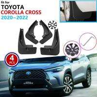 บังโคลนรถบังโคลนสำหรับ Toyota Corolla Cross 2020 2021 2022แผ่นกันโคลนสาดอะไหล่รถยนต์สไตไลน์ล้ออุปกรณ์เสริม