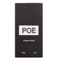 【Discount】 【big-discount】 【Big-Sales】 【Discount】 POE อะแดปเตอร์ไฟฟ้า0.5A เฝ้าระวัง DC 24W หัวฉีดอุปกรณ์อีเธอร์เน็ตเดสก์ทอปอะแดปเตอร์ CCTV 24V POE ไฟฟ้าและชิ้นส่วน