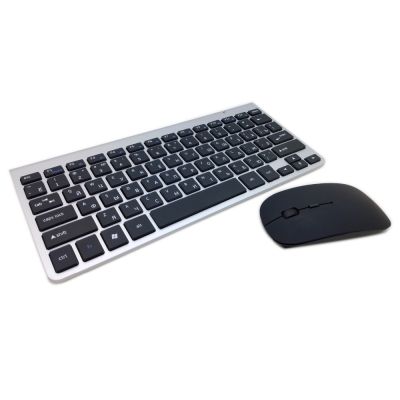 Hot Russian Business Ultra-Thin Wireless Keyboard And Mouse Combo 2.4G Wireless Mouse For Windows Andriod Mac Desktop PC