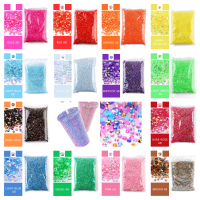 บรรจุภัณฑ์ขนาดใหญ่ Jelly AB สี2Mm,3Mm,4Mm,5Mm,6Mm,Faceted Flat Back Resin Rhinestone Nail Art ตกแต่งหิน