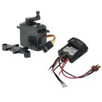 3 Wire Servo and ESC 25-ZJ07A 25-ZJ04N for New Version Hosim 9125 Xinlehong XLH 9125 1/10 RC Car Upgrades Parts