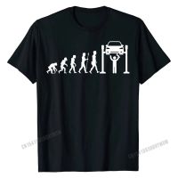 Mechanic Evolution Tshirt Mechanic Gift Car Mechanics Tee Fitness Tight Tees For Men Fitted Cotton Tshirts