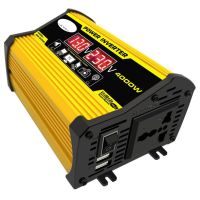 [ราคาถูก] 300W Dual USB LED Car Power Inverter Converter 12V To 220V Modified Wave