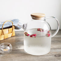 New Design Professional glass teapot clear glass teapot 1500ml glass teapot with lids