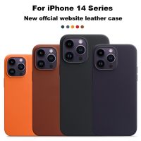 Original Apple Leather Case for IPhone 14 Pro Max 14 Plus Case apple official case 14 pro