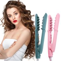 【CC】 1pc New Curling Iron Hair Pink Corrugated Plate Electric Styling Tools