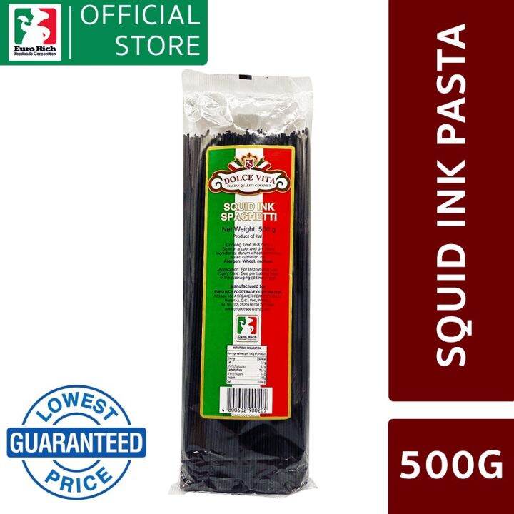 Squid Ink Pasta 500g Lazada PH squid-ink-pasta-500g-lazada-ph