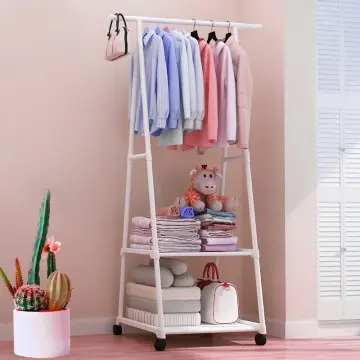 5 Layer Foldable Indoor Clothes Socks Drying Rack Hanging Storage Hanger  Tripod Shirt Laundry Hanging Floor Stand Rack DQ1809