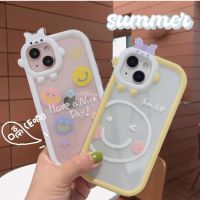 Transparent Fashion Small Monster For Samsung Galaxy A31 A33 A34 5G A32 A10S A20 A30 Phone Case New Silicone cover Phone Cases