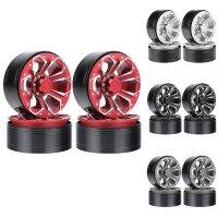 4Pcs 115G/Pcs Heavy Duty 1.9 Beadlock Wheel Rim Hub for 1/10 RC Crawler Car Axial SCX10 TRX4 D90 VS4-10