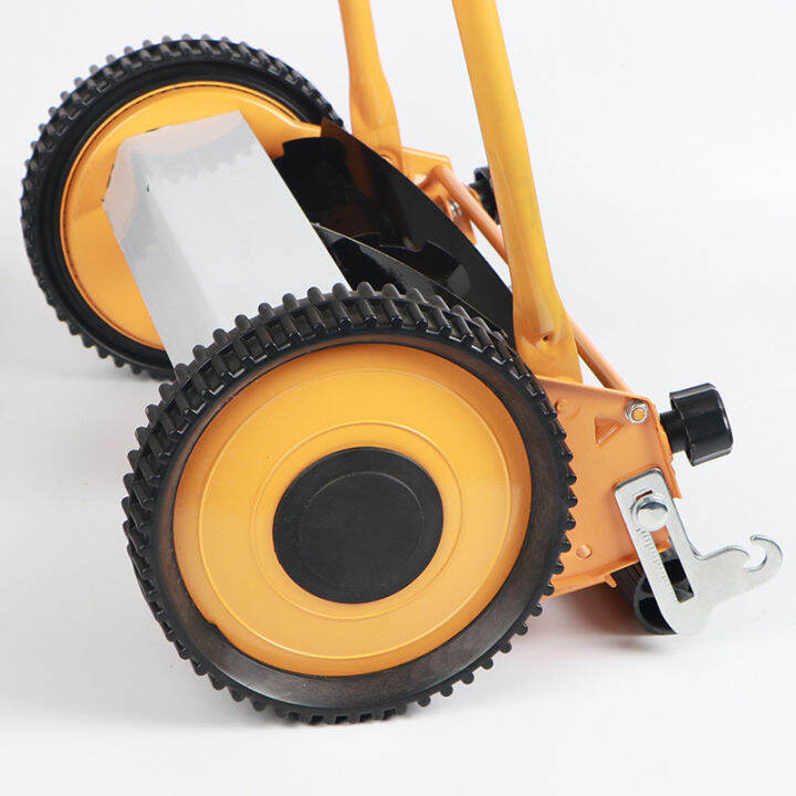 GINGE unpowered lawn mower(16'') hand mower lawn mower roller lawn