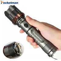 Super Bright LED Flashlight Aluminium Alloy Rechargeable Flashlights Emergency Flashlight Waterproof Torch for Camping Adventure Rechargeable  Flashli