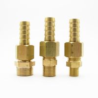 8mm 10mm Hose Barb x 1/8 quot; 1/4 quot; 3/8 quot; BSP Male Thread Brass Rotary Barbed Pipe Fitting Coupler Connector Adapter For Fuel Water