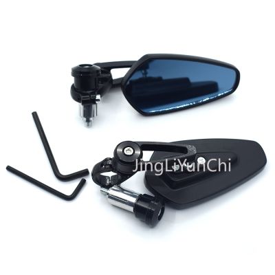 ♤✤₪ for Handlebar grips Rearview Side Mirror Motorcycle Mirror for kawasaki suzuki honda yamaha KTM Ducati BMW Aprilia Triumph