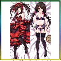 60x180 ซม. Tokisaki Kurumi DATE A LIFE ปลอกหมอนร่างกายกอด Props ร่างกาย