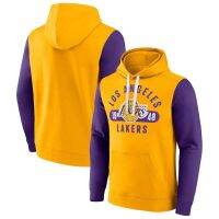 เสื้อกีฬา NBAS Laker-S สไตล์ยุโรปและสหรัฐอเมริกามีฮู้ดเสื้อสวมหัว