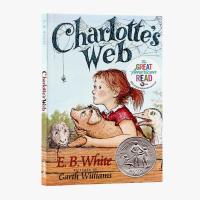 Original English version of genuine books imported Charlottes Web Charlottes network won the Newbury childrens Award