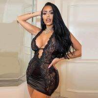 Sexy Lingerie Crochless Bodysuit Women Sexy Hot Woman Thong Body Suit Lingerie Set Lace Plump Sexy Mature Plus Size Night Wear