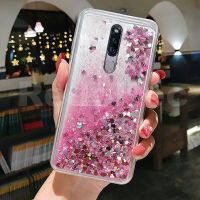 เคสสำหรับ OPPO F11 F11 Pro ทรายเหลวในของเหลวกากเพชรฝาครอบโทรศัพท์ TPU ซิลิโคนใส Bling