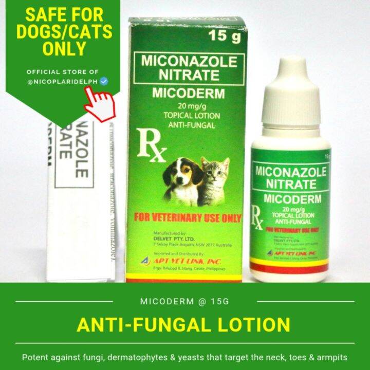 Micoderm Anti fungal Ear and Lotion to Treat Fungi Yeast Ringworms on