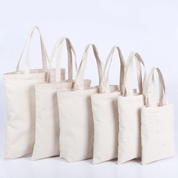 white-grocery-handbag-eco-friendly-tote-bags-cotton-reusable-folding-large-capacity