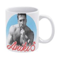 【✆New✆】 JICOC Aniki Billy Herrington Gachumuchi สำหรับถ้วยสีขาวเคยถ้วยชาตลกพิมพ์ส่วนบุคคลแก้วกาแฟ Aniki Gachimuchi