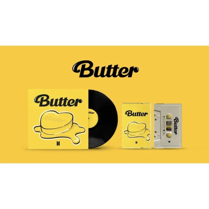 SECURED BTS BUTTER VINYL AND CASETTE bts genre Lazada PH