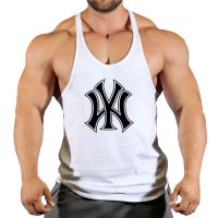 NEW Brand 2023 Gym Workout Sleeveless Shirt Sports Tank Top Men Bodybuilding Fitness Sports Cotton T-shirt Men Running Vest