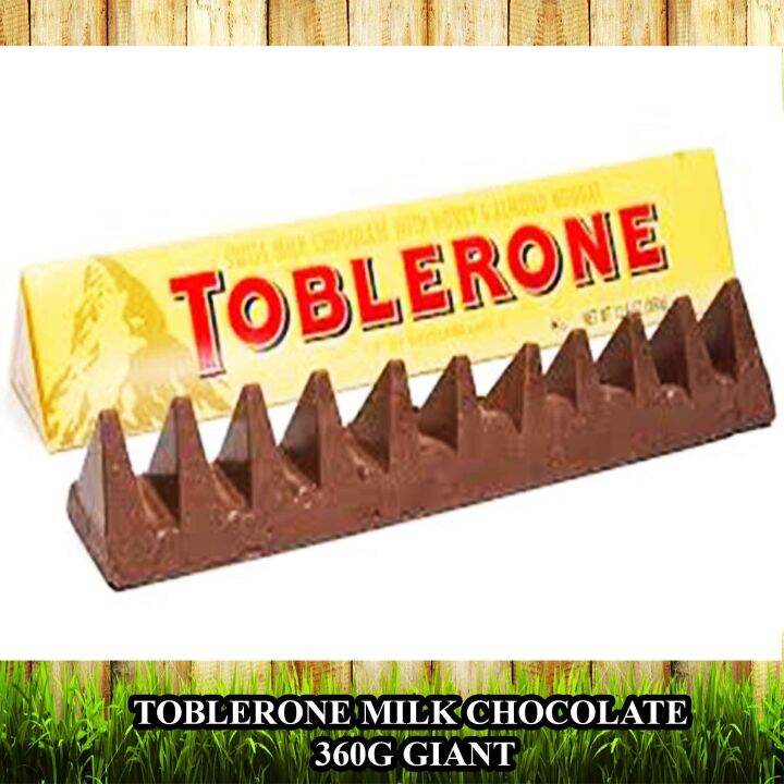 TOBLERONE MILK CHOCOLATE 360G GIANT BAR Lazada PH