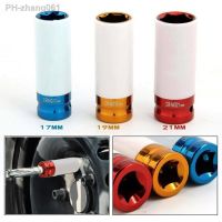 ✺ 17/19/21mm Hex Sockets Colorful Sleeve Tire Protection Sleeve Wall Deep Impact Nut Socket Wrench Deep Impact Nut Hand Tools