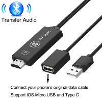 【Customer favorite】 สายอะแดปเตอร์ VGA HDMI,สำหรับ IPhone 11 Max XS XR 6 7 8สำหรับ P20 P30 S8 S9 S10 IOS Type C แอนดรอยด์กับทีวี
