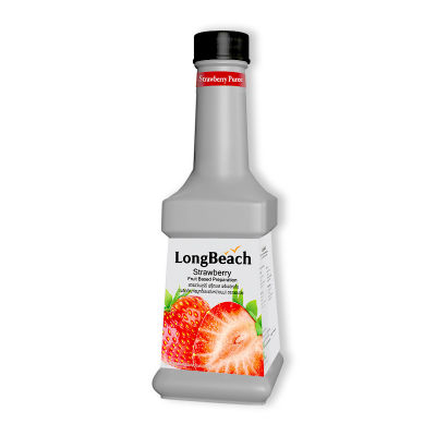 สินค้ามาใหม่! ลองบีช น้ำสตรอว์เบอร์รี่ผสมเนื้อ 900 มิลลิลิตร Longbeach Strawberry Puree 900 ml ล็อตใหม่มาล่าสุด สินค้าสด มีเก็บเงินปลายทาง