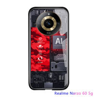 พร้อมเคสโทรศัพท์สำหรับ Realme 11 Pro 5G Realme 11 Pro + 5G Realme 11 5G Realme Narzo 60 5G OPPO Reno10 Pro + 5G Xiaomi Redmi 5G เคสเทคโนโลยีรุ่นเคสโทรศัพท์หลังกระจกนิรภัย