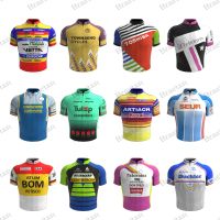 1991 Retro Cycling Jersey Men Short Sleeve Bike Shirt Road Wear Clothing Classic Mtb Ciclismo Maillot