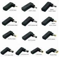 Laptop Power Adapter Connector Dc Plug USB Type C Female to Universal Male Jack Converter for Hp Dell Asus Acer Lenovo Notebook