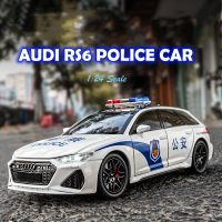 โมเดลรถโลหะผสม RS6สังกะสีรถ Audi,โมเดลไฟและเสียงและเสียงและตัวดึงถอยหลังรถของเล่นดายคาสต์ของขวัญของตกแต่งสำหรับเด็กผู้ชาย