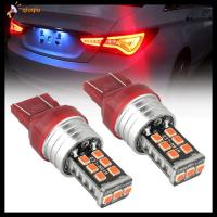 QIUQIU 2Pcs/Set 15SMD 2835 2ชิ้นค่ะ ไฟเบรคเบา สัญญาณไฟเลี้ยวเลี้ยว ไฟถอยหลังสำหรับรถยนต์ ไฟท้ายสำหรับรถยนต์ ไฟรถยนต์ LED ไฟเบรคหยุด หลอดไฟสัญญาณเลี้ยว