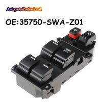 RHD 35750SWAZ0 35750-SWA-Z01มือขวาตัวควบคุมสวิตช์1หน้าต่างพลังงานหลักสำหรับอุปกรณ์เสริมรถยนต์ Honda CR -V 2007-2010