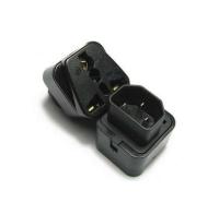 ADAPTER UPS/หัวแปลง ปลั๊กups IEC to 3 PIN ปลั๊กAPC แบบ 2รูเสียบ สีดำ