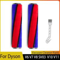 อะไหล่แท่งแปรงหัวลูกกลิ้งอ่อนสำหรับ Dyson V6 V7 V8 V10 V11กำมะหยี่นุ่มแกนลูกกลิ้งแกนแปรงหลัก