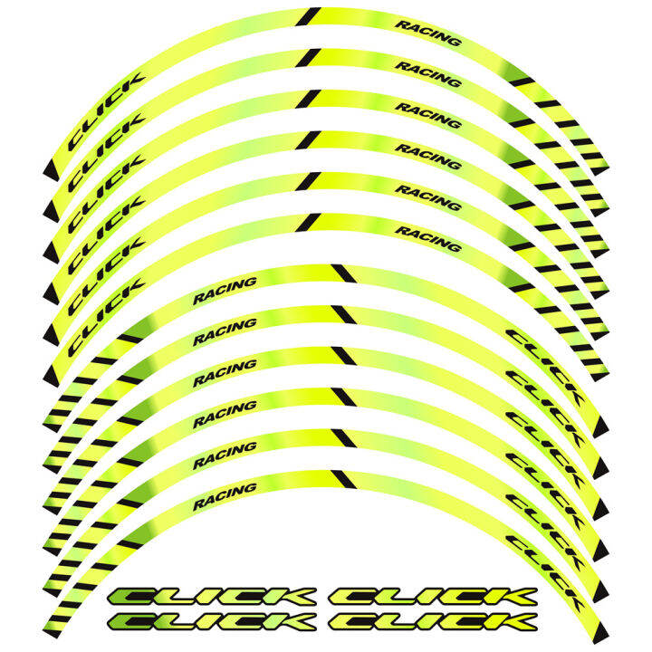 ด้านหน้า14-สติกเกอร์มอเตอร์ไซค์-inch-ดุมล้อยางขอบแถบกาววงกลมสำหรับรถแข่งอุปกรณ์เสริม-click160i-click150i-click125i-สำหรับฮอนด้าคลิก125i-150i-160i