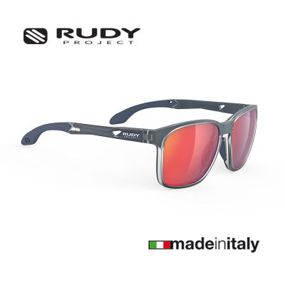 แว่นกันแดด Rudy Project Lightflow A Ice Blue Metal Matte / Multilaser Red