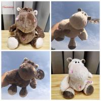 SHINNIY ตุ๊กตาสัตว์ฮิปโป Boneka Mainan ตุ๊กตาผ้ากำมะหยี่สัตว์ป่าฮิปโปโปเตมัสของเล่นตุ๊กตาผ้าของเล่นเด็กของเล่นคู่รักเด็กชายและเด็กหญิง